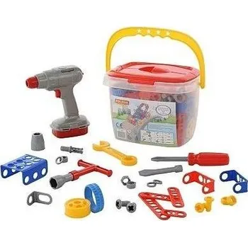 ostatní stavebnice Stavebnice Mladý inženýr, Auto č. 1 + el. šroubovák /+3 ****