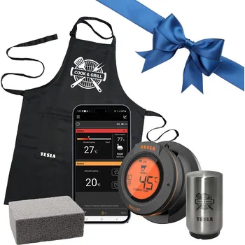 Kuchyňský teploměr Dárková sada TESLA - BBQ150 + příslušenství