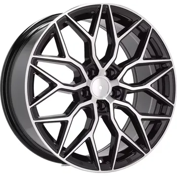 Alu kolo Alu kola Racing Line B5812, 18x8 5x100 ET38, černá + leštění