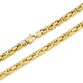 Řetízek Lillian Vassago Luxusní celozlatý řetízek s Královským vzorem LLV01-GCH002