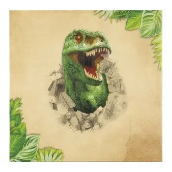 Papírový ubrousek Ubrousky - dino 12ks