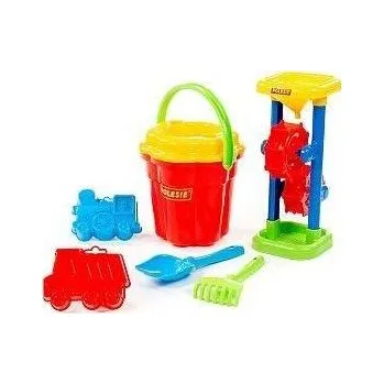 ostatní stavebnice Sada na písek č. 584: Mlýnek, h 308 mm, kbelíček velk /+1 ****