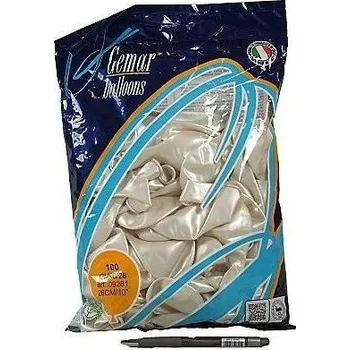 Bublifuk balonky metalic perleťový 28 cm /100/