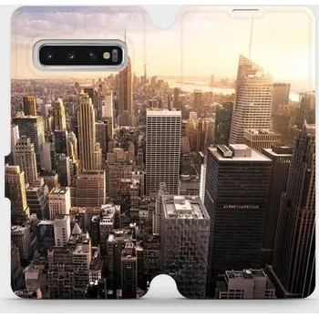 Pouzdro na mobilní telefon Flipové pouzdro Mobiwear - Samsung Galaxy S10 - M138P New York (Knížkové flip pouzdro, obal, kryt na mobil Samsung Galaxy S10 - M138P New York, materiál Umělá kůže + TPU - ochrana 360°, stojánek, silikonová vanička, magnetické zavírání)