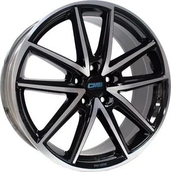 Alu kolo Alu kola CMS C30, 18x8 5x108 ET48, černá + leštění vhodné pro Opel Astra L (od 2022)