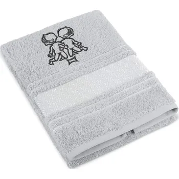 Ručník Bellatex Froté ručník mozaika se znamením BLÍŽENCI Šedá