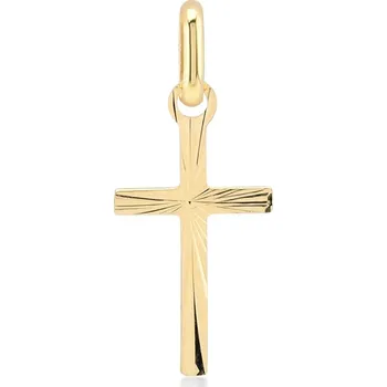 Přívěsek Lillian Vassago Zlatý přívěsek křížek LLV22-GP025