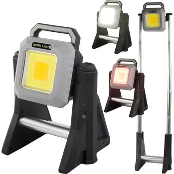 Nabíjecí teleskopický LED reflektor 3000 Lumenů