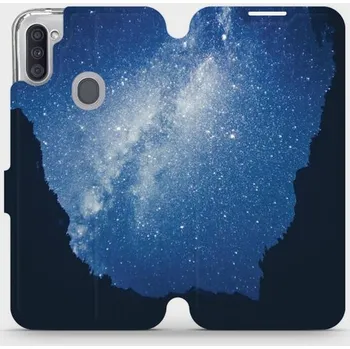 Pouzdro na mobilní telefon Flipové pouzdro Mobiwear - Samsung Galaxy M11 - M146P Galaxie (Knížkové flip pouzdro, obal, kryt na mobil Samsung Galaxy M11 - M146P Galaxie, materiál Umělá kůže + TPU - ochrana 360°, stojánek, silikonová vanička, magnetické zavírání)