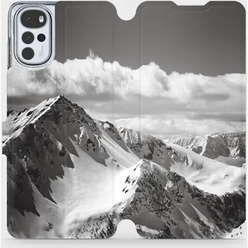 Pouzdro na mobilní telefon Flipové pouzdro Mobiwear - Motorola Moto G22 - M152P Velehory (Knížkové flip pouzdro, obal, kryt na mobil Motorola Moto G22 - M152P Velehory, materiál Umělá kůže + TPU - ochrana 360°, stojánek, silikonová vanička, magnetické zavírání)