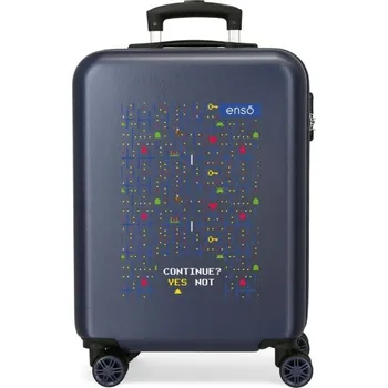 JOUMMABAGS ABS Cestovní kufr Enso Gamer Navy ABS plast, 55x38x20 cm, objem 34 l