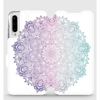 Pouzdro na mobilní telefon Flipové pouzdro Mobiwear - Xiaomi Mi A3 - M008S Mandala (Knížkové flip pouzdro, obal, kryt na mobil Xiaomi Mi A3 - M008S Mandala, materiál Umělá kůže + TPU - ochrana 360°, stojánek, silikonová vanička, magnetické zavírání)