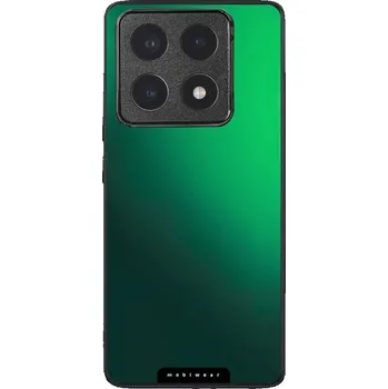 Pouzdro na mobilní telefon Lesklý kryt Mobiwear Glossy - Xiaomi 14T Pro - G061G Zelený odstín (Prémiové lesklé pouzdro, obal, kryt Mobiwear Glossy na mobil Xiaomi 14T Pro - G061G Zelený odstín, materiál Plast + TPU silikon - krytí po všech stranách, neošoupatelný potisk, tenké)