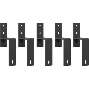 Nábytkové kování OMAXI Posuvné dveře obtokový držáky 5 ks pro ploché kolejnice 849534