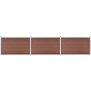 Plot OMAXI Zahradní plot WPC 526 x 106 cm hnědý 908915