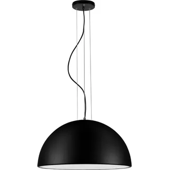 Černé kovové závěsné světlo Nova Luce Tholos 60 cm