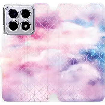 Pouzdro na mobilní telefon Flipové pouzdro Mobiwear - Xiaomi 14T - MR02S Vodovkové obrazce (Knížkové flip pouzdro, obal, kryt na mobil Xiaomi 14T - MR02S Vodovkové obrazce, materiál Umělá kůže + TPU - ochrana 360°, stojánek, silikonová vanička, magnetické zavírání)