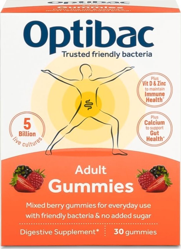 Optibac Adult Gummies 30 ks od 299 Kč - Zbozi.cz