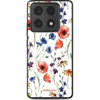 Pouzdro na mobilní telefon Lesklý kryt Mobiwear Glossy - Xiaomi 14T Pro - G032G - Luční kvítí (Prémiové lesklé pouzdro, obal, kryt Mobiwear Glossy na mobil Xiaomi 14T Pro - G032G - Luční kvítí, materiál Plast + TPU silikon - krytí po všech stranách, neošoupatelný potisk, tenké)