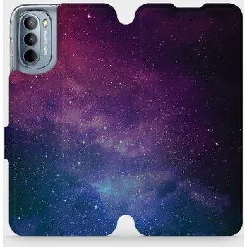 Pouzdro na mobilní telefon Flipové pouzdro Mobiwear - Motorola Moto G31 - V147P Mlhovina (Knížkové flip pouzdro, obal, kryt na mobil Motorola Moto G31 - V147P Mlhovina, materiál Umělá kůže + TPU - ochrana 360°, stojánek, silikonová vanička, magnetické zavírání)