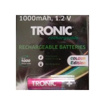 Článková baterie Tronic akumulator AAA Ni-MH 1.2V 1000mAh color
