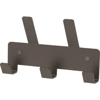 Věšák Kovový nástěnný věšák Cube - 3 řadý