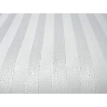 Mirtex Látka ATLAS-HOTEL 150/100 Bílá 20mm hotelový pruh šíře 300cm Velkoobchod Ceník: VELKOOBCHOD: po celých rolích, bez odvíjení