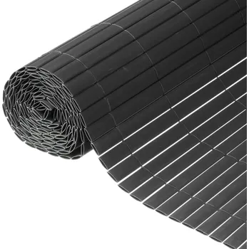 Plot Nature Oboustranná zahradní clona PVC 1 x 3 m antracitová 503881