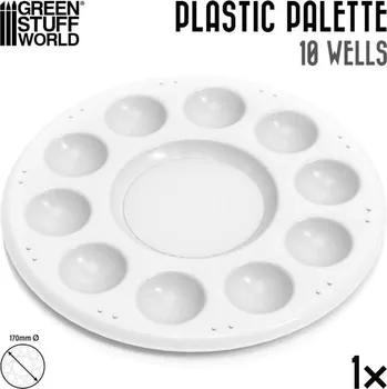 Green Stuff World Plastic Round Mixing Palette (Green Stuff World)