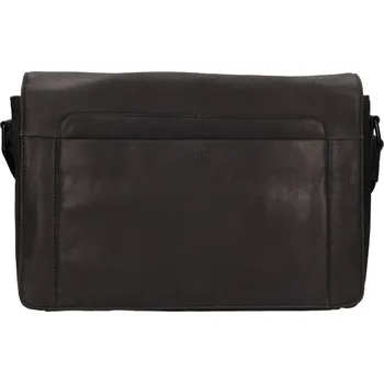 Pánská aktovka Pánská kožená taška přes rameno Lagen Jules - černá
