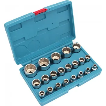 Gola sada Sada 1/2"; hlavic 12HRAN, 21-dílná, 8-36 mm, XL-TOOLS