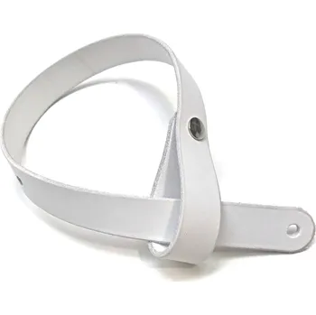 MMboutique Kožené ucho 50 cm bílé