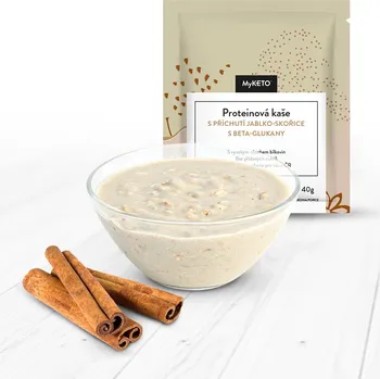 Keto dieta Proteinová kaše s příchutí jablko-skořice s beta-glukany 1x40 g