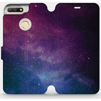 Pouzdro na mobilní telefon Flipové pouzdro Mobiwear - Honor 7A - V147P Mlhovina (Knížkové flip pouzdro, obal, kryt na mobil Honor 7A - V147P Mlhovina, materiál Umělá kůže + TPU - ochrana 360°, stojánek, silikonová vanička, magnetické zavírání)