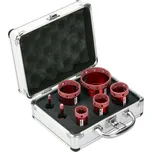 FESTA Sada vykružovacích diamantových korunek 7ks M14 červené 24651