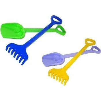 ostatní stavebnice Sada na písek č. 73: Lopatka velká: Hrabičky velké /+1 ****