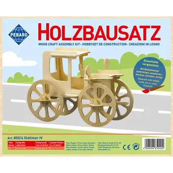 ostatní stavebnice Pebaro - stavebnice dřevěná - historické vozidlo