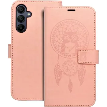 Pouzdro na mobilní telefon MEZZO Book - Samsung Galaxy A16 / A16 5G - flip knížkové pouzdro - Oranžový lapač snů (MEZZO Book case for Samsung Galaxy A16 / A16 5G - Oranžový lapač snů)