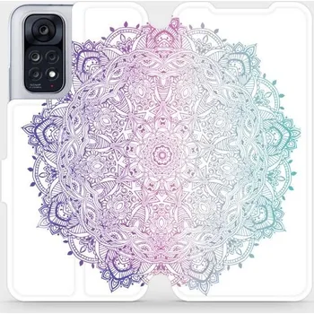 Pouzdro na mobilní telefon Flipové pouzdro Mobiwear - Xiaomi Redmi Note 11 / 11S - M008S Mandala (Knížkové flip pouzdro, obal, kryt na mobil Xiaomi Redmi Note 11 / 11S - M008S Mandala, materiál Umělá kůže + TPU - ochrana 360°, stojánek, silikonová vanička, magnetické zavírání)