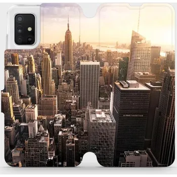 Pouzdro na mobilní telefon Flipové pouzdro Mobiwear - Samsung Galaxy A51 - M138P New York (Knížkové flip pouzdro, obal, kryt na mobil Samsung Galaxy A51 - M138P New York, materiál Umělá kůže + TPU - ochrana 360°, stojánek, silikonová vanička, magnetické zavírání)