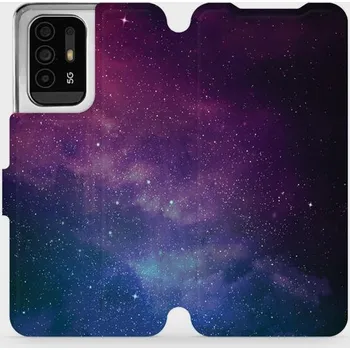 Pouzdro na mobilní telefon Flipové pouzdro Mobiwear - OPPO Reno5 Z 5G - V147P Mlhovina (Knížkové flip pouzdro, obal, kryt na mobil OPPO Reno5 Z 5G - V147P Mlhovina, materiál Umělá kůže + TPU - ochrana 360°, stojánek, silikonová vanička, magnetické zavírání)