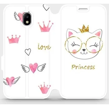 Pouzdro na mobilní telefon Flipové pouzdro Mobiwear - Samsung Galaxy J5 2017 - MH03S Kočička princess (Knížkové flip pouzdro, obal, kryt na mobil Samsung Galaxy J5 2017 - MH03S Kočička princess, materiál Umělá kůže + TPU - ochrana 360°, stojánek, silikonová vanička, magnetické)