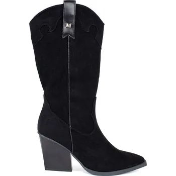 Dámská treková obuv Černé semišové dámské kovbojky RB156P-B Velikost: 37