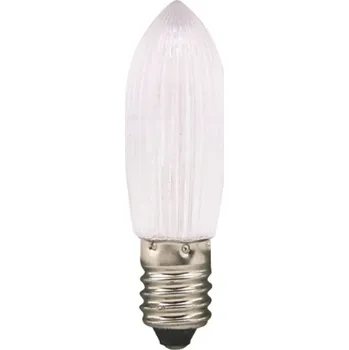 Žárovka NBB LED žárovka do svícnu E10 14-55V 0,1W C13, bílá 3000K