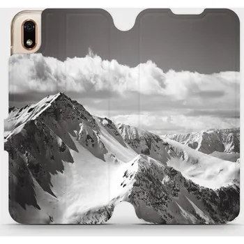 Pouzdro na mobilní telefon Flipové pouzdro Mobiwear - Huawei Y5 2019 / Honor 8S - M152P Velehory (Knížkové flip pouzdro, obal, kryt na mobil Huawei Y5 2019 / Honor 8S - M152P Velehory, materiál Umělá kůže + TPU - ochrana 360°, stojánek, silikonová vanička, magnetické zavírání)