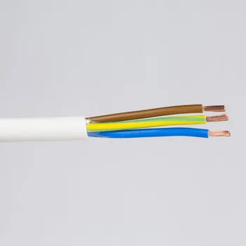 elektrický kabel Kabel H05VV-F 3G0,75 bílá