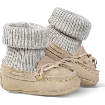 Capáčky Fellhof Capáčky DAKOTA baby s pleteninou Zvolte variantu: Písková, Velikost: 20/21