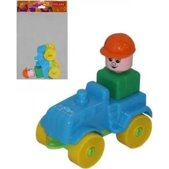 ostatní stavebnice Stavebnice Malý cestovatel, letadlo, 10 dílů / +3 ****