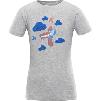 Chlapecké tričko Nax Polefo Dětské triko KTSA461 šedá 116-122