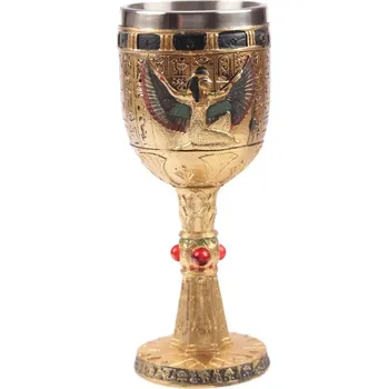 Egyptská číše -Isis soška